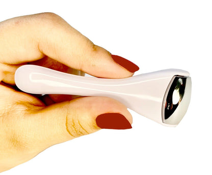 Pure Elegance | Eye & Face Ice Roller | Stainless Steel Massager for Skin