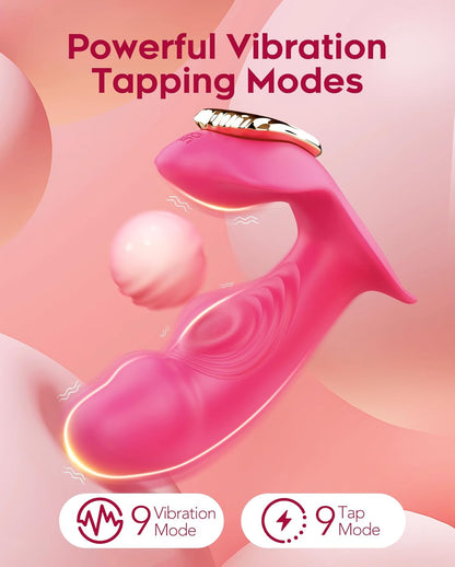 Pure Elegance | FlickerRose Wearable G-Spot Dildo Vibrator