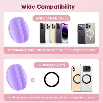 Pure Elegance | Grippopso Medium For Magsafe Cellphone Lipstick Holder Make Up Mirror Lip Blam Phone Stand Holder for IPhone Universal Bracket