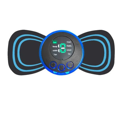 Pure Elegance | Intelligent Mini Electric Neck Massager Charging Portable Shoulder and Neck Neck Massage Patch with Multiple Adjustable Levels black