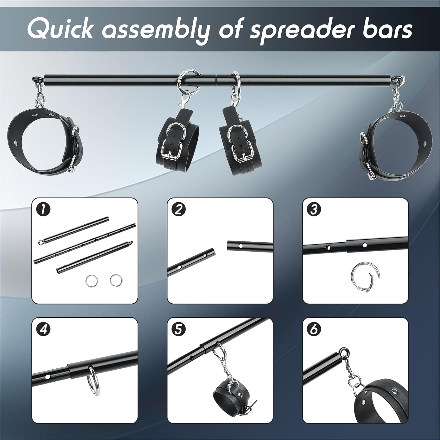 Pure Elegance | Intimate Couples Bondage Restraint Set