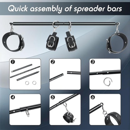 Pure Elegance | Intimate Couples Bondage Restraint Set