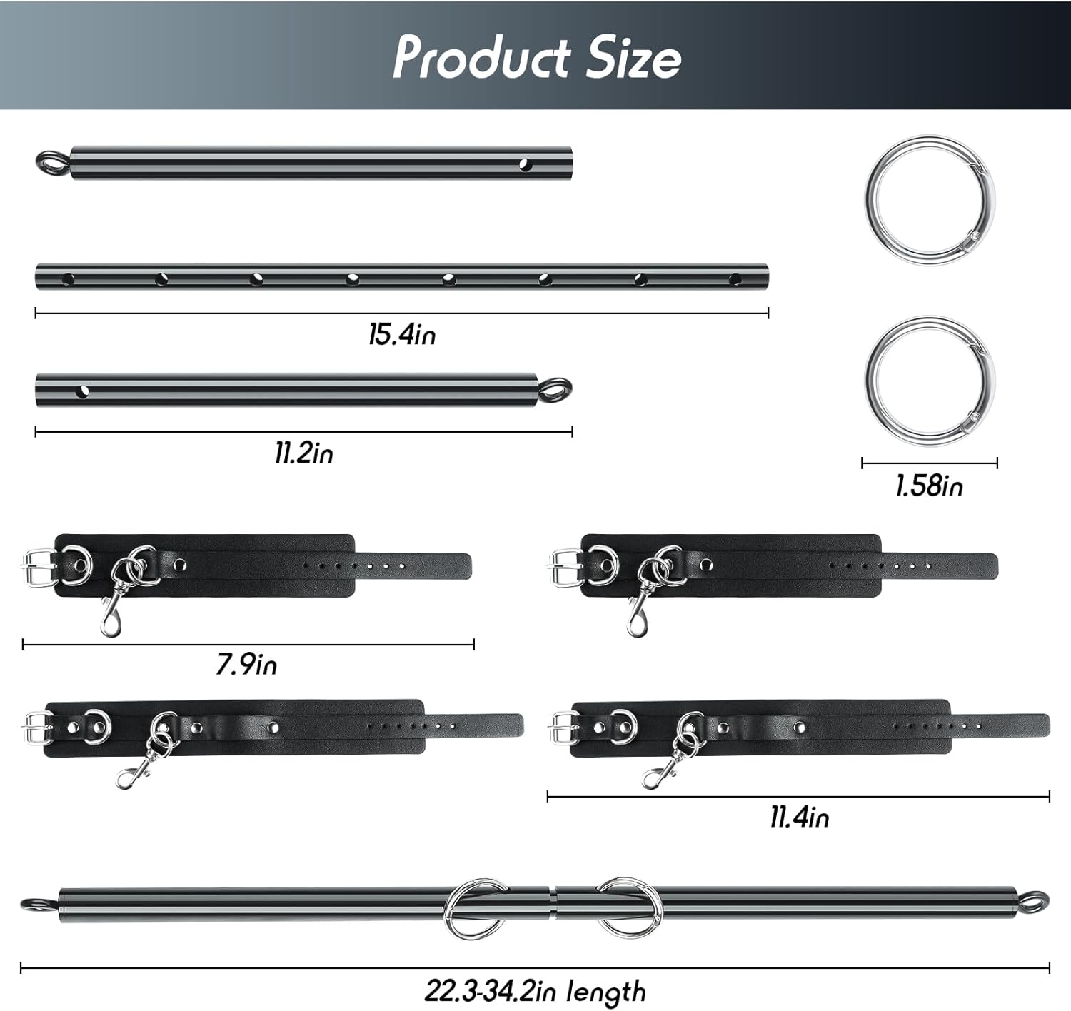 Pure Elegance | Intimate Couples Bondage Restraint Set