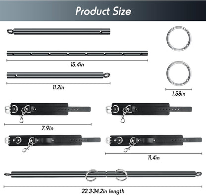 Pure Elegance | Intimate Couples Bondage Restraint Set