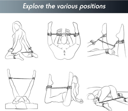 Pure Elegance | Intimate Couples Bondage Restraint Set