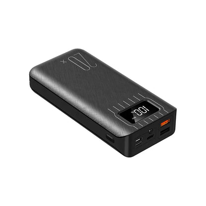Pure Elegance | 20000mAh External Battery Power Bank Dual USB With LED Flashlight
