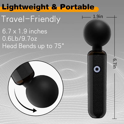 Pure Elegance | SerenityVibe Clitoral Stimulation Wand Vibrator