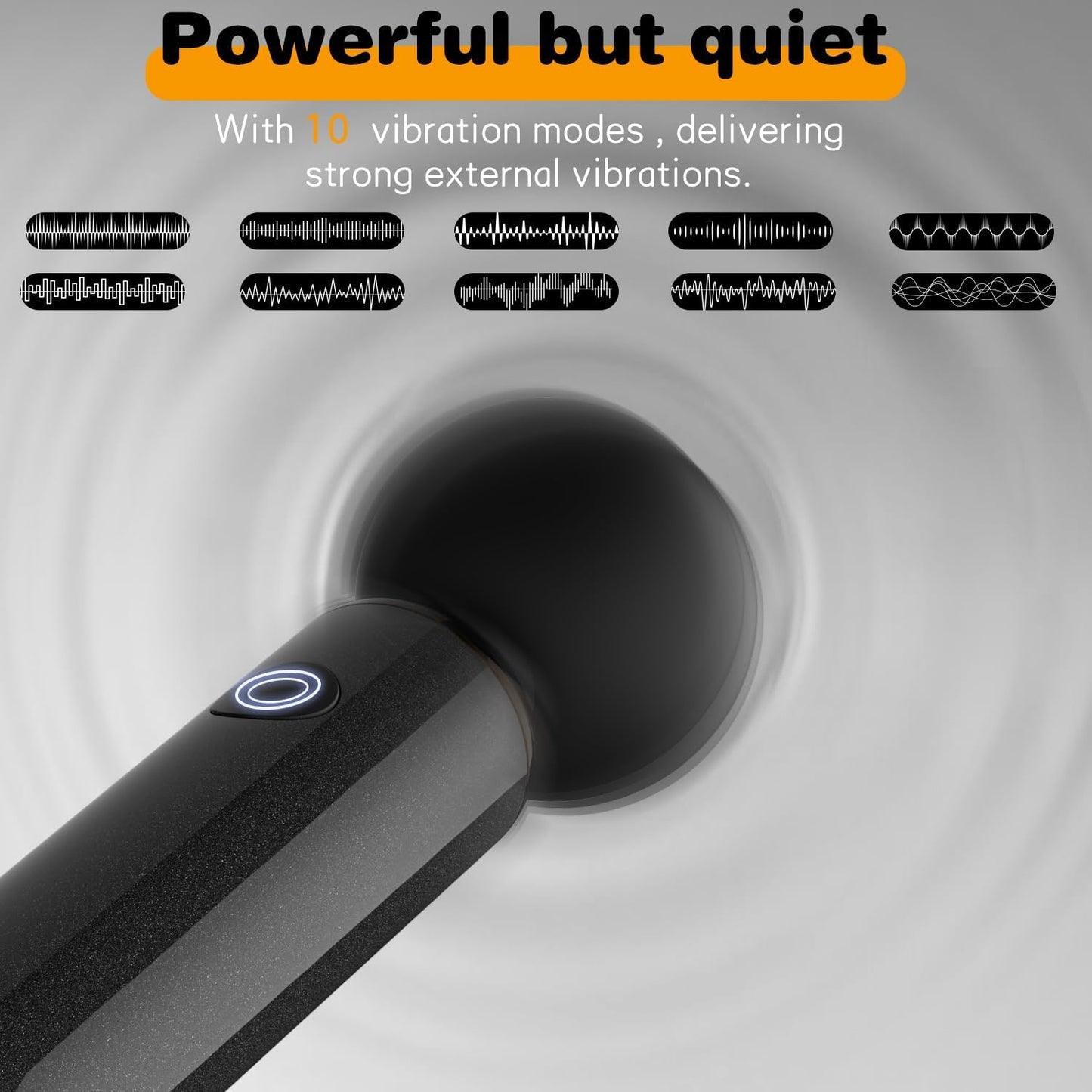 Pure Elegance | SerenityVibe Clitoral Stimulation Wand Vibrator