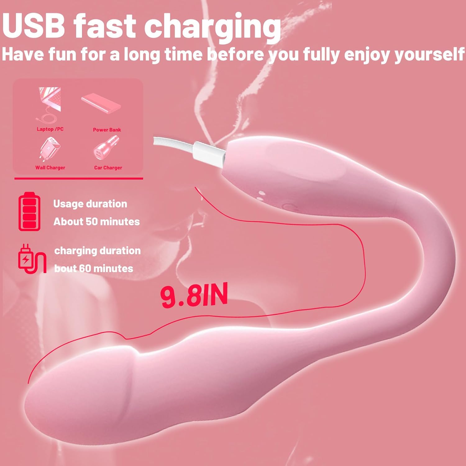 Pure Elegance | StellarRush Remote Control Inflatable Vibrator
