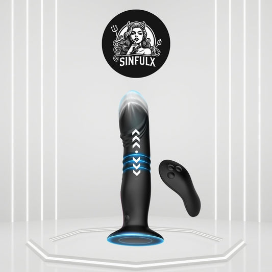 Pure Elegance | Thrusting Anal Plug Dildo Vibrator Default Title