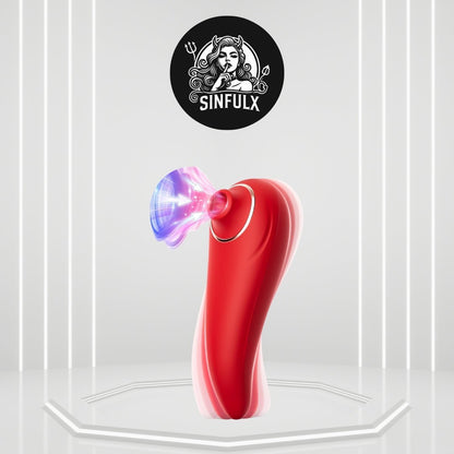 Pure Elegance | VeloPulse Powerful Suction Clit Stimulator Rose