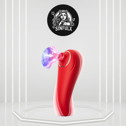 Pure Elegance | VeloPulse Powerful Suction Clit Stimulator Rose